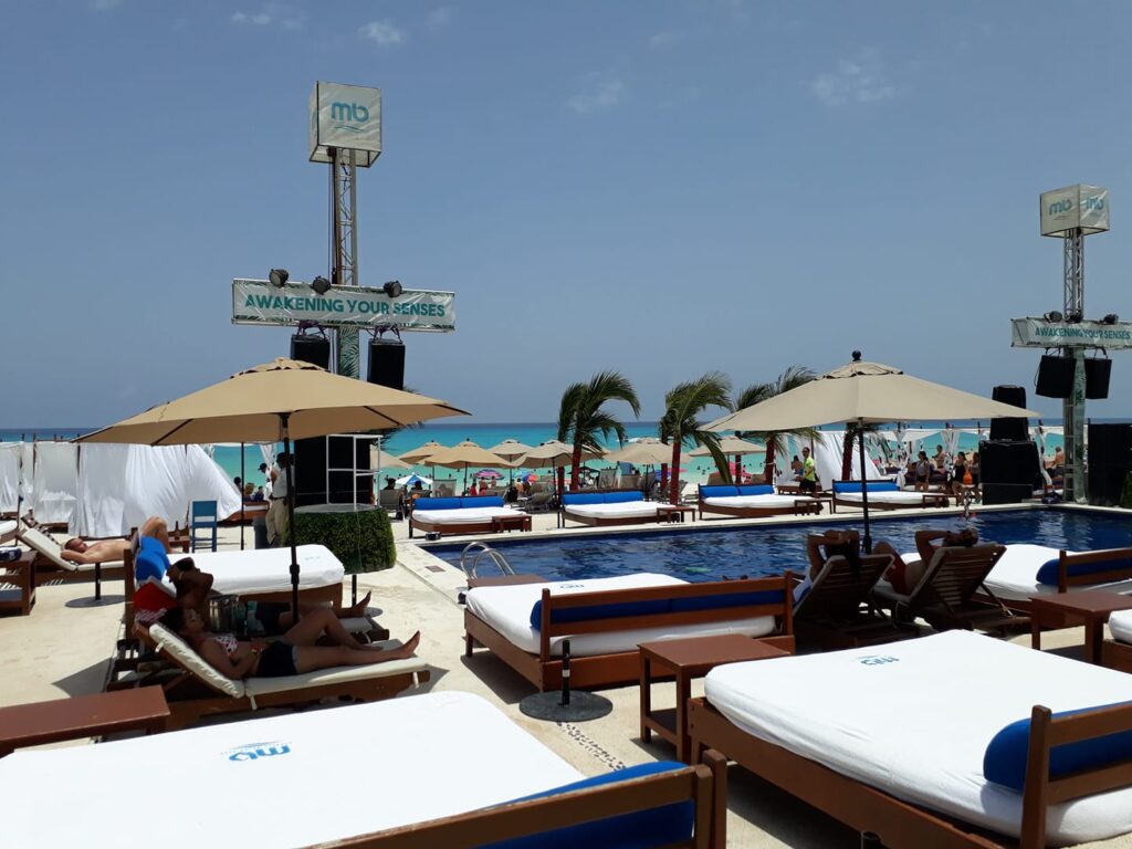 Mandala Beach Club VIP area