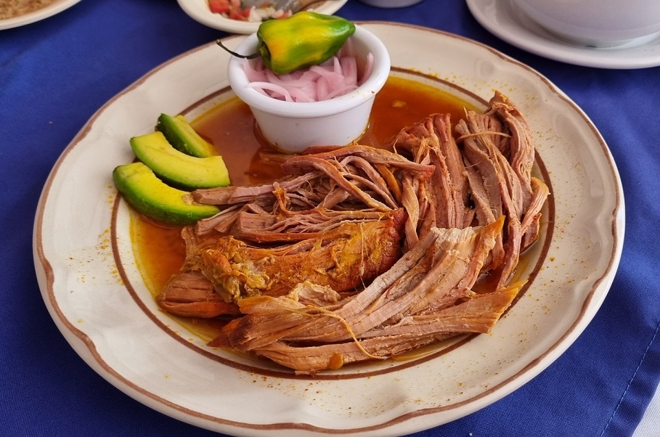 Gastronomía local en Yucatán.